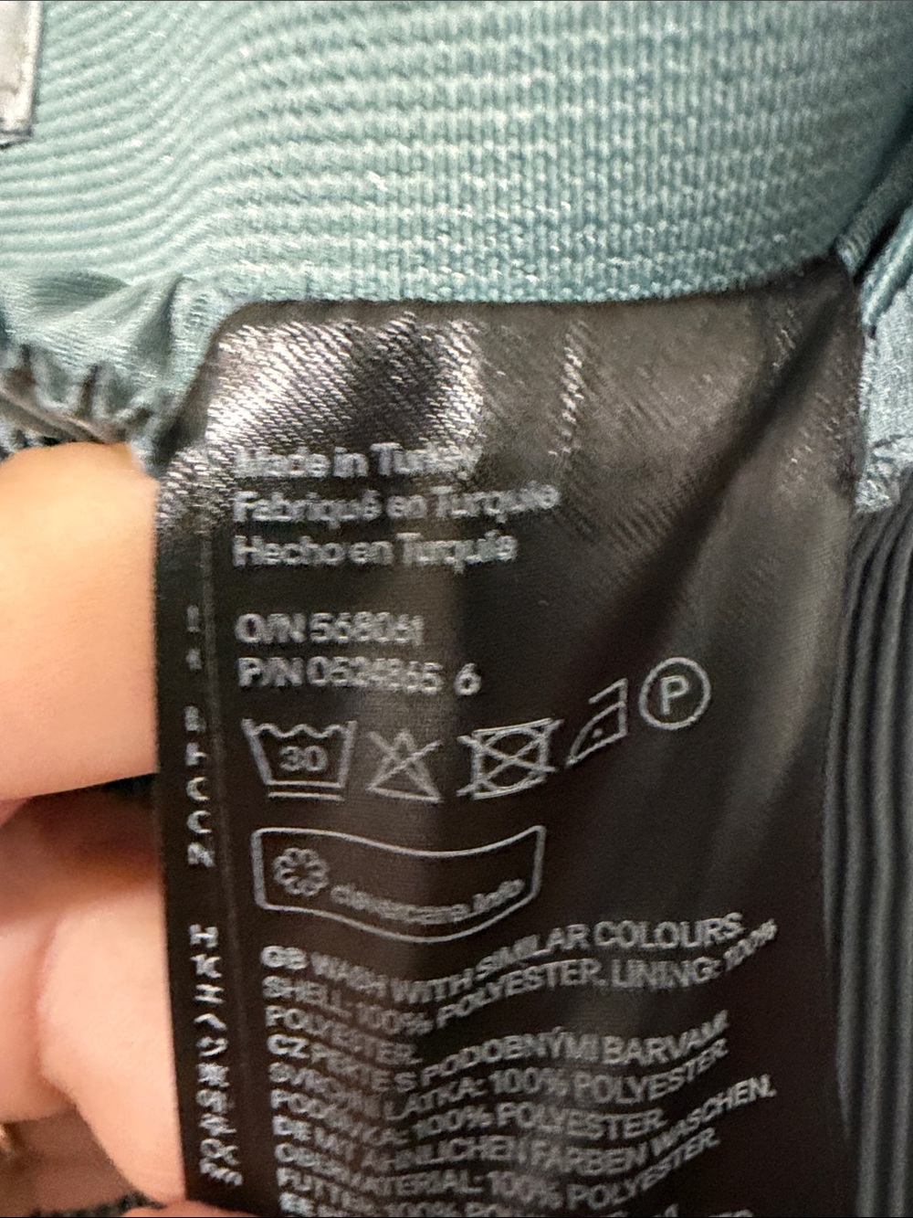 H&M Dusty Blue Pleated Circle Skirt - Picture 4 of 7